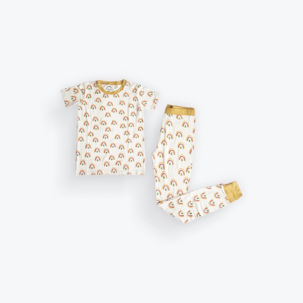 Rainbow Bamboo Kids PJ Set